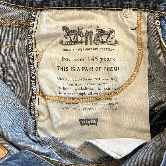 Levi Strauss & Co 527 low Boot Cut Men’s Jeans 36x30 excellent condition - Picture 10 of 10